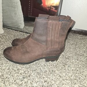 Sorel Dark Brown Ankle Booties